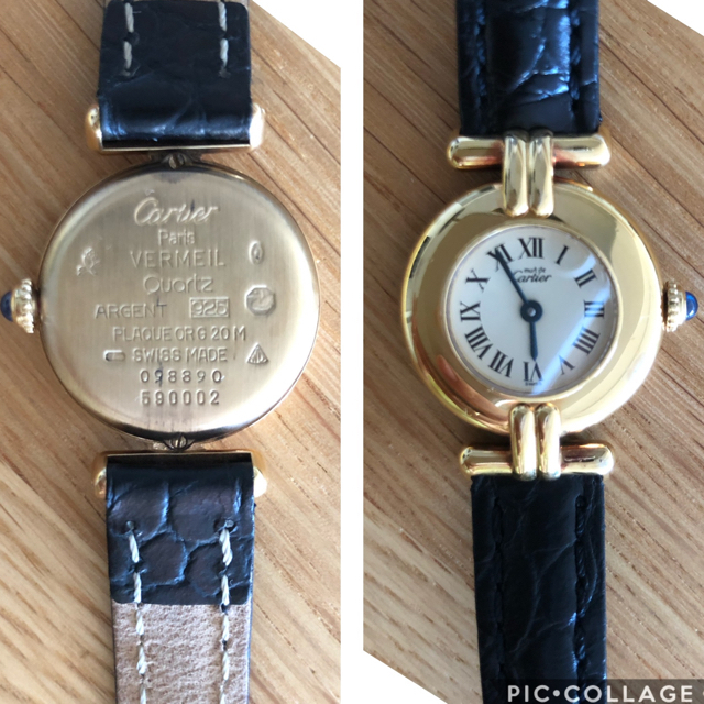 驚きの値段 Cartier マストコリゼ　オーバーホール無料券付き カルティエ - 腕時計