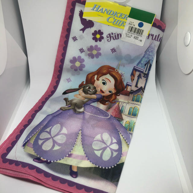 Disney(ディズニー)のソフィア ハンカチ ハンドメイドのファッション小物(ハンカチ/バンダナ)の商品写真