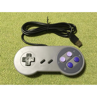 ニンテンドウ(任天堂)の新品 スーパーファミコン風USBコントローラー ゲームパッド(PC周辺機器)