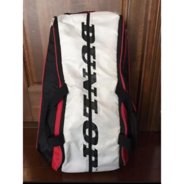 DUNLOP(ダンロップ)の値下げ　ダンロップのテニス用ラケットバッグ　着払い スポーツ/アウトドアのテニス(バッグ)の商品写真