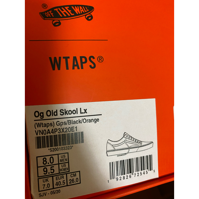 W)taps(ダブルタップス)のVans Vault x WTAPS UA OG Old Skool LX 26 メンズの靴/シューズ(スニーカー)の商品写真