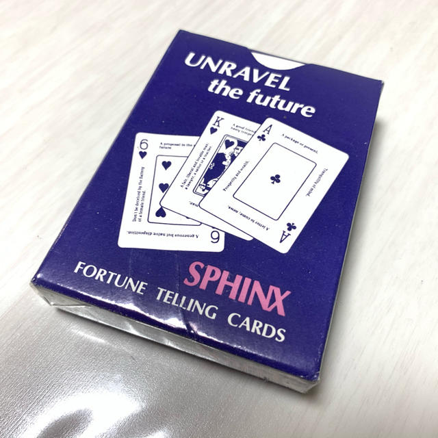 新品未開封 レアデック Sphinx オールドデック 1個 エンタメ/ホビーのテーブルゲーム/ホビー(トランプ/UNO)の商品写真