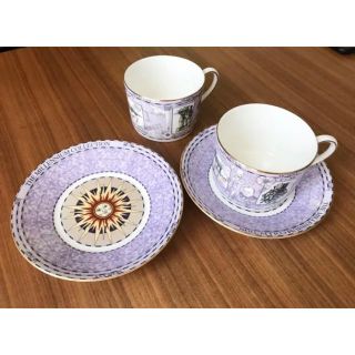 ウェッジウッド(WEDGWOOD)のウェッジウッド ミレニアム　カップ＆ソーサー（ペア）(食器)