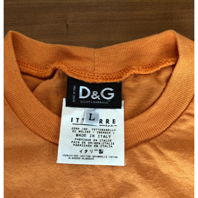 D&G(ディーアンドジー)の★美品★ D&G ドルチェ＆ガッバーナ　ドルガバ　men's　Tシャツ　L メンズのトップス(Tシャツ/カットソー(半袖/袖なし))の商品写真