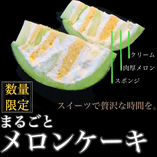 まるごとメロンケーキの通販 By Melon S Shop ラクマ