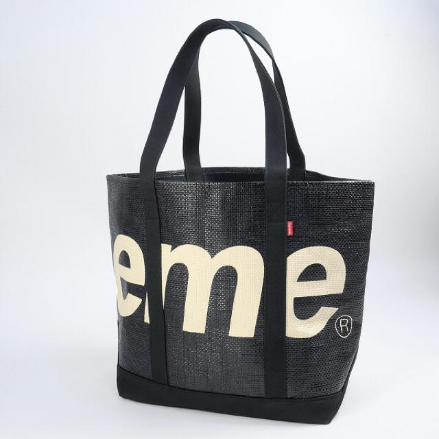 Supreme(シュプリーム)のSUPREME Raffia Tote トートバッグ 黒　新品未使用品 メンズのバッグ(トートバッグ)の商品写真