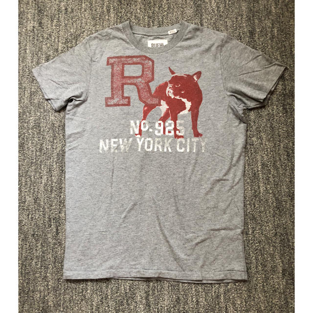 Ruehl No.925(ルールナンバー925)の希少美品！Ruehl No.925 ヴィンテージTシャツ グレー M メンズのトップス(Tシャツ/カットソー(半袖/袖なし))の商品写真