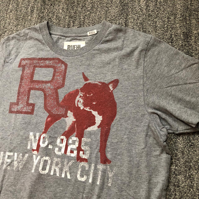 Ruehl No.925(ルールナンバー925)の希少美品！Ruehl No.925 ヴィンテージTシャツ グレー M メンズのトップス(Tシャツ/カットソー(半袖/袖なし))の商品写真