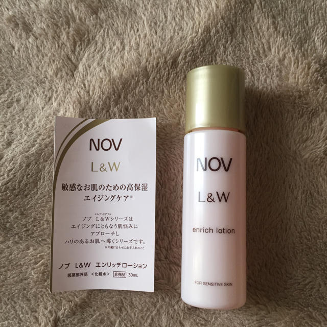 noevir(ノエビア)のノブ L＆W エンリッチローション コスメ/美容のスキンケア/基礎化粧品(化粧水/ローション)の商品写真