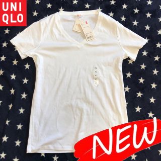 ユニクロ(UNIQLO)のとーも様 専用 / UNIQLO レディース VネックTシャツ XL(Tシャツ(半袖/袖なし))