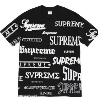 シュプリーム(Supreme)のsupreme multi logo tee black L(Tシャツ/カットソー(半袖/袖なし))