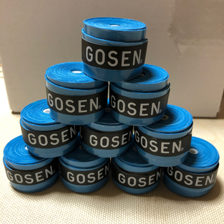 ゴーセン(GOSEN)のGOSENグリップテープ 青6個(テニス)