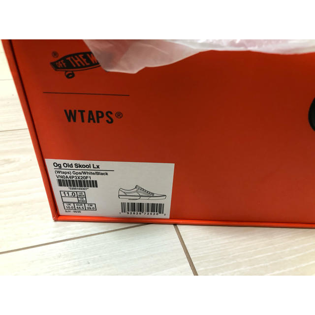 W)taps(ダブルタップス)のVans Old Skool WTAPS White Black  29cm メンズの靴/シューズ(スニーカー)の商品写真