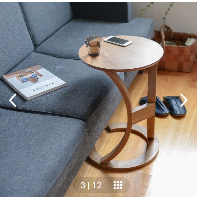 【お値下げ】【専用】北欧暮らしの道具店 木のテーブル新色ブラウン