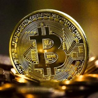 ビットコイン ゴルフ　マーカー グリーン　Bitcoin レプリカコイン　1枚(その他)