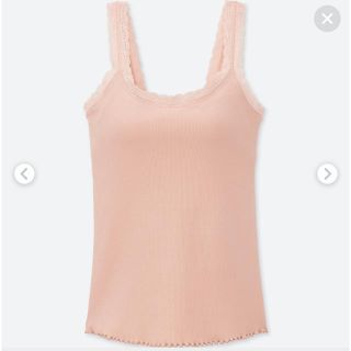 ユニクロ(UNIQLO)の【3枚セット】ユニクロ♡リブ レース　ブラタンクトップ(タンクトップ)