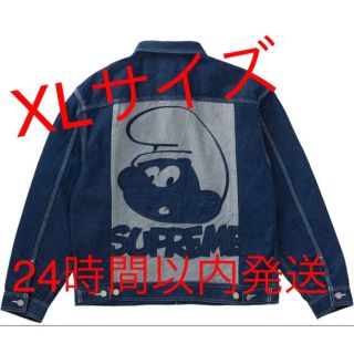 シュプリーム(Supreme)のSupreme Smurfs Denim Trucker Jacket(Gジャン/デニムジャケット)