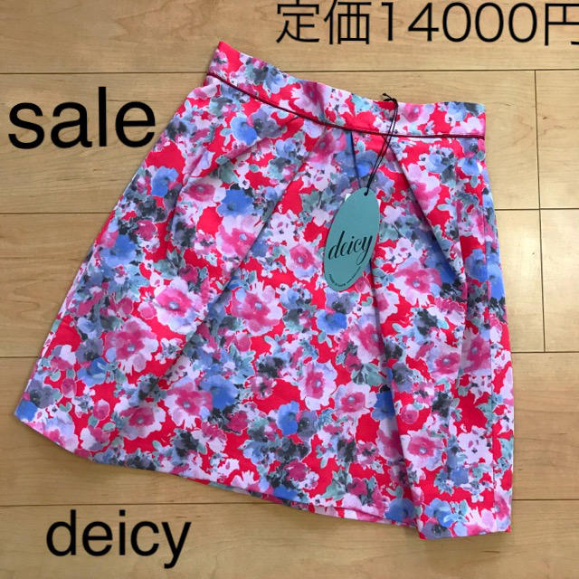 deicy(デイシー)の大大SALE！　デイシー　可愛い花柄ミニスカート　定価14000円 レディースのスカート(ミニスカート)の商品写真