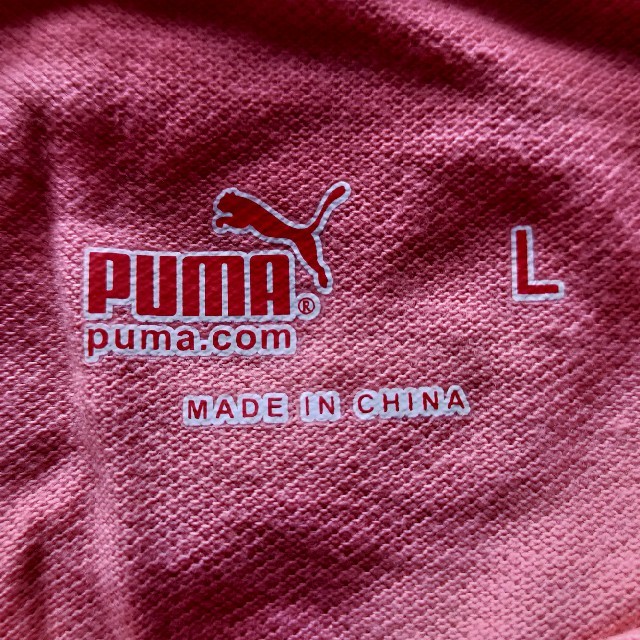 PUMA(プーマ)のpuma レディース　ポロシャツ　L ピンク レディースのトップス(ポロシャツ)の商品写真