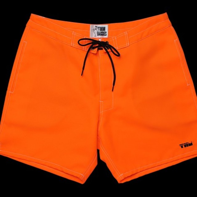 THM Neon baggies orangeボードショーツ