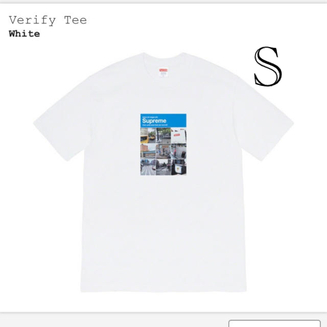 SUPREME  Verify Tee. Sサイズ