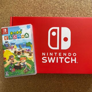 ニンテンドースイッチ(Nintendo Switch)のNintendo Switch 任天堂スイッチ 本体 + どうぶつの森ソフト(家庭用ゲーム機本体)