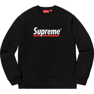 シュプリーム(Supreme)のsupreme シュプリーム アンダーライン クルーネック Sサイズ(スウェット)