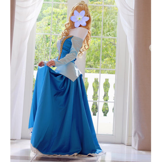 Disney - 眠れる森の美女 オーロラ姫 ブルードレス＋ウィッグ