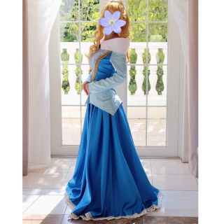 眠れる森の美女 オーロラ姫 コスプレ 衣装 仮装 ドレス 2着 小物セット
