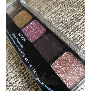 エヌワイエックス(NYX)の新品未使用★NYX5色グリッタークリームパレット(アイシャドウ)