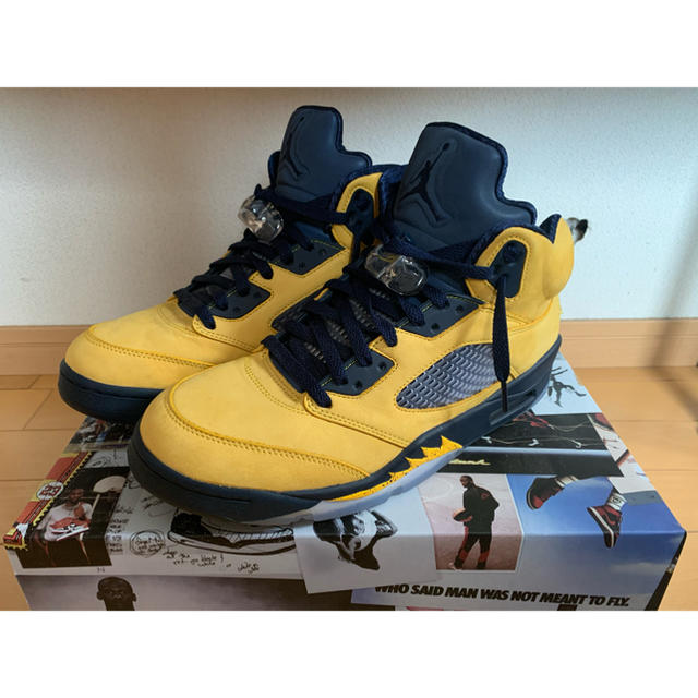 NIKE Air Jordan 5 “ Michigan " 28.0cm