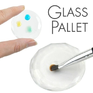 ネイルパレット　クリアガラス(ネイル用品)