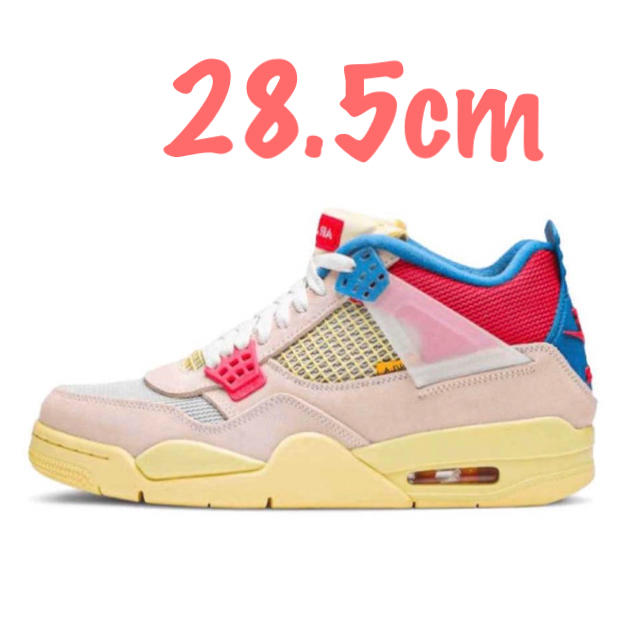 NIKE(ナイキ)のUNION × NIKE AIR JORDAN 4 GUAVA メンズの靴/シューズ(スニーカー)の商品写真