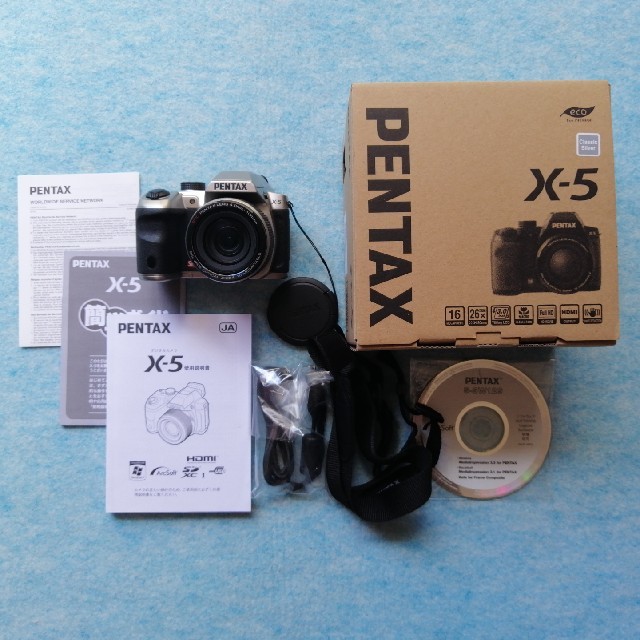 PENTAX(ペンタックス)のPENTAX X-5 使用頻度少ない スマホ/家電/カメラのカメラ(コンパクトデジタルカメラ)の商品写真