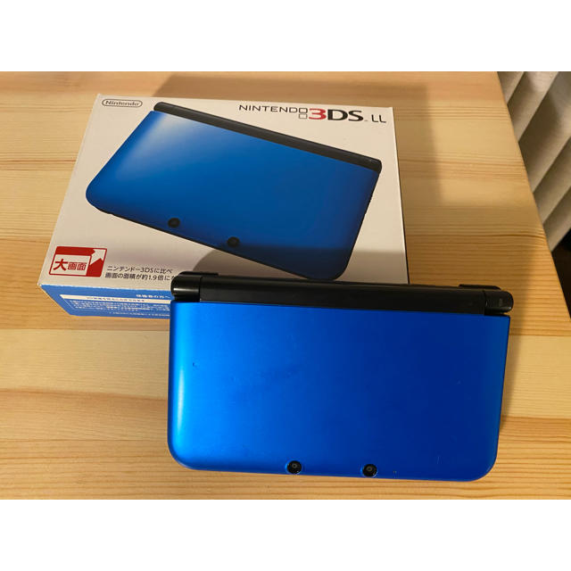 ニンテンドー3ds Ll ブルーxブラック 充電器付き 携帯用ゲーム機本体 Www Gruporpf Com Br