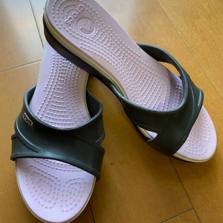 クロックス(crocs)のクロックス　w7 サンダル(ミュール)