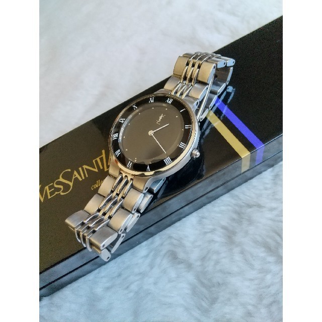 Saint Laurent(サンローラン)のイヴサンローラン 腕時計 美品  メンズクォーツ メンズの時計(腕時計(アナログ))の商品写真