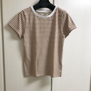 アングリッド(Ungrid)の新品 ボーダーハーフスリーブTee(Tシャツ(半袖/袖なし))