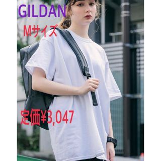 ギルタン(GILDAN)の新品未使用☆GILDAN  ビッグシルエット Tシャツ 無地 白 Mサイズ(Tシャツ/カットソー(半袖/袖なし))