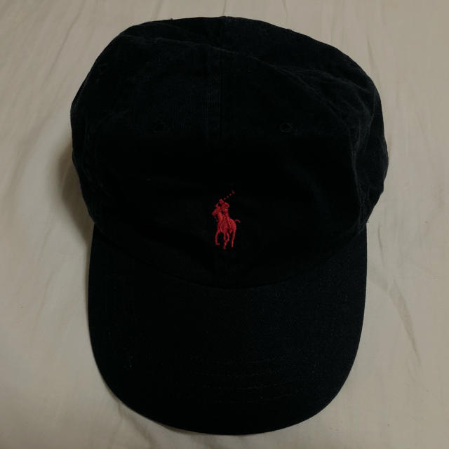 POLO RALPH LAUREN(ポロラルフローレン)のポロラルフローレン  黒　ロゴキャップ レディースの帽子(キャップ)の商品写真