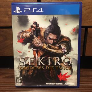 プレイステーション4(PlayStation4)のSEKIRO(セキロウ)： SHADOWS DIE TWICE  PS4ソフト(家庭用ゲームソフト)