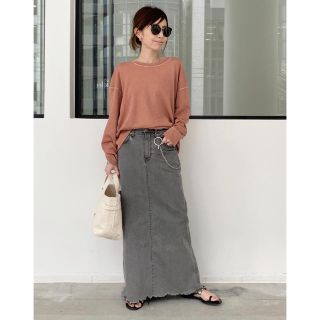 アパルトモンドゥーズィエムクラス(L'Appartement DEUXIEME CLASSE)の【GOOD GRIEF/グッドグリーフ】DENIM LONG スカート(ロングスカート)