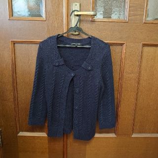 ローラアシュレイ(LAURA ASHLEY)の「ローラアシュレイ」XS〜Sサイズ　7分袖カーディガンです。(カーディガン)