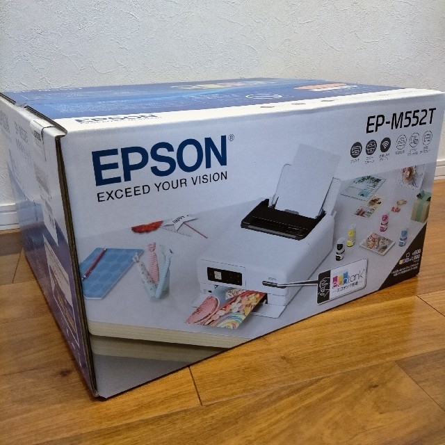 EPSON(エプソン)の新品 EPSON A4カラーインクジェット複合機 EP-M552T エコタンク スマホ/家電/カメラのPC/タブレット(PC周辺機器)の商品写真