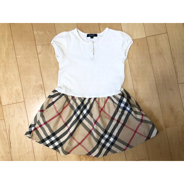 BURBERRY(バーバリー)のバーバリー  ワンピース　110センチ キッズ/ベビー/マタニティのキッズ服女の子用(90cm~)(ワンピース)の商品写真