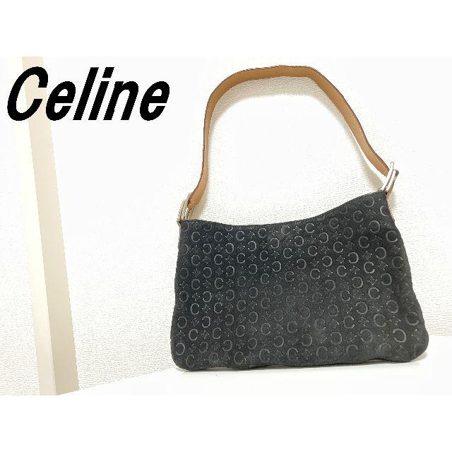 Celine セリーヌ Cマカダム バッグ スエード レザー オールド