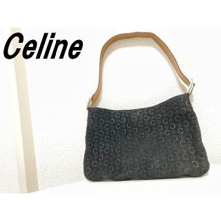 セリーヌ(celine)のCeline セリーヌ Cマカダム バッグ スエード レザー オールド(ハンドバッグ)