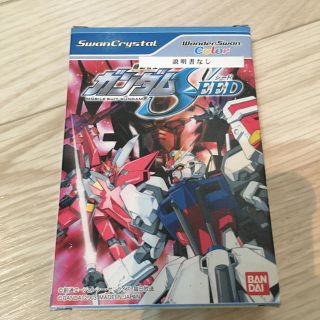 バンダイ(BANDAI)のワンダースワンクリスタルカラー専用ソフト☆機動戦士ガンダムSEED☆説明書なし(携帯用ゲームソフト)