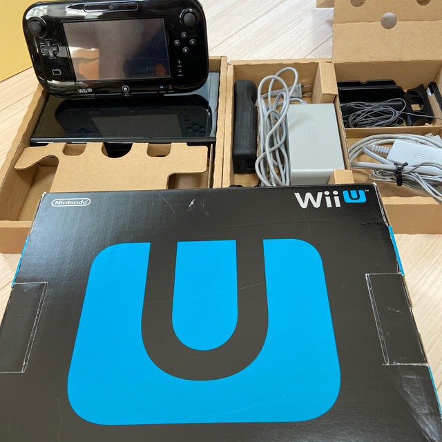 Wii U  ソフト6本他付き（クロ）