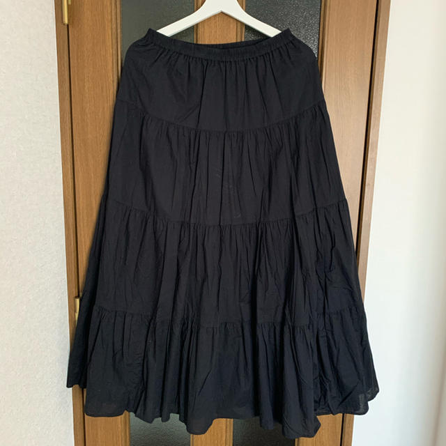 GU(ジーユー)のGU ティアードフレアロングスカート レディースのスカート(ロングスカート)の商品写真